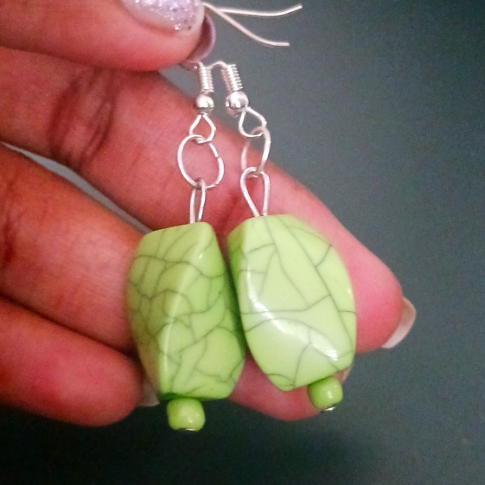 Emerald Green Earrings